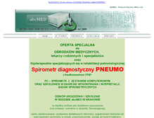 Tablet Screenshot of abcmed.pl